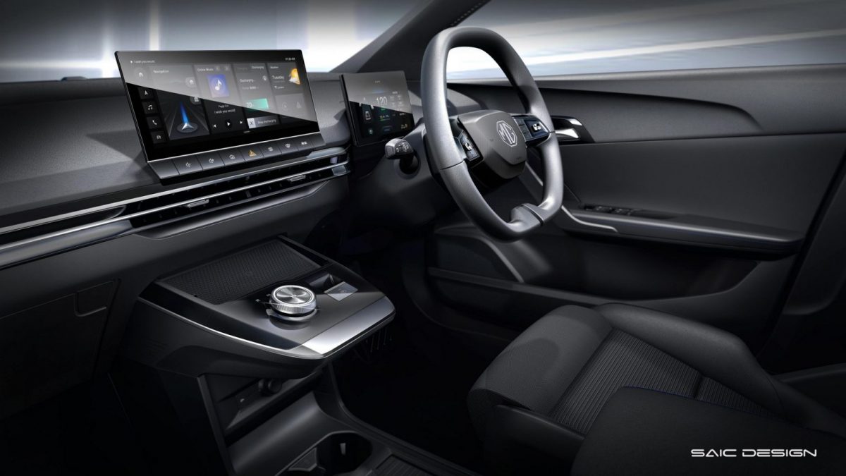 MG4 EV interiors
