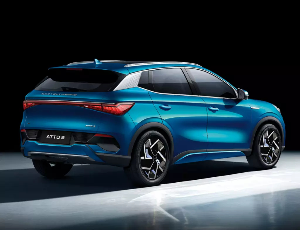 byd atto 3 posteriore
