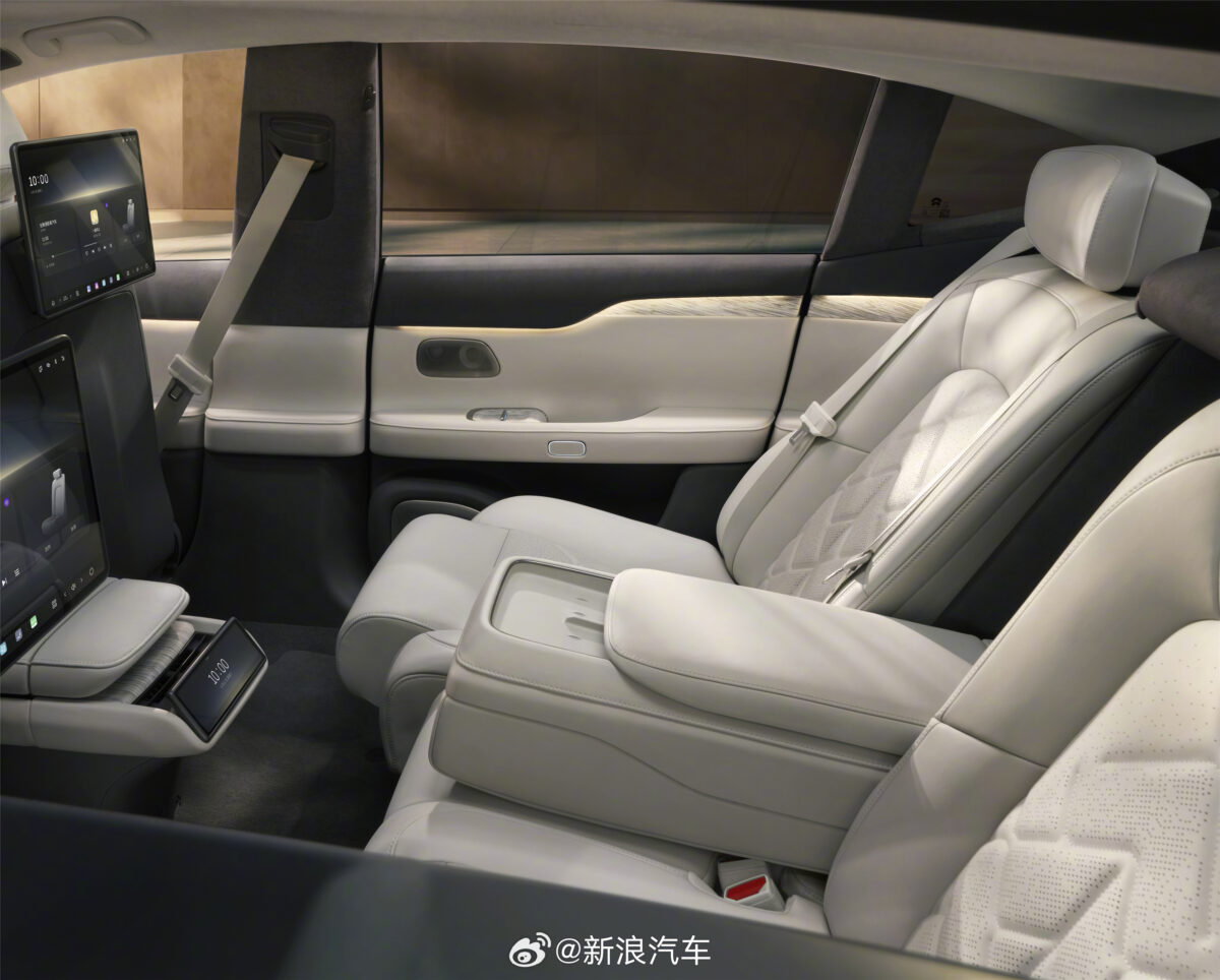 NIO ET7 2024 interiors